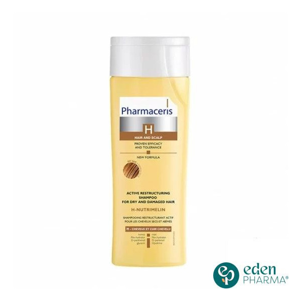 PHARMACERIS h-nutrimelin shampooing cheveux sec et abîmes