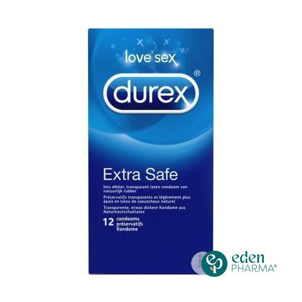 DUREX PRESERVATIF EXTRA SAFE BT 12