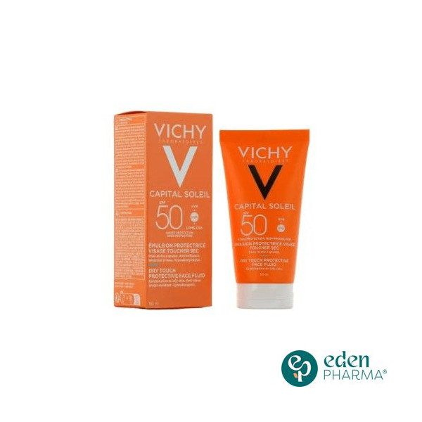 VICHY CAPITAL SOLEIL EMULSION TOUCHER SEC SPF 50+ 50ML