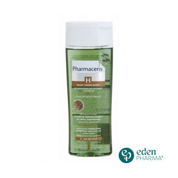 PHARMACERIS SHAMPOOING NORMALISANT CHEVEUX GRAS H-SEBOPURINE 250 ML