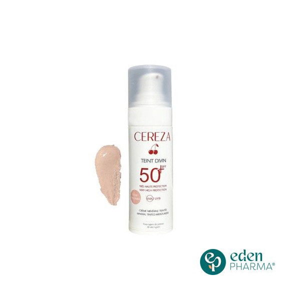 CEREZA TEINT DIVIN ECRAN MINERAL BEIGE PORCELAINE SPF50+