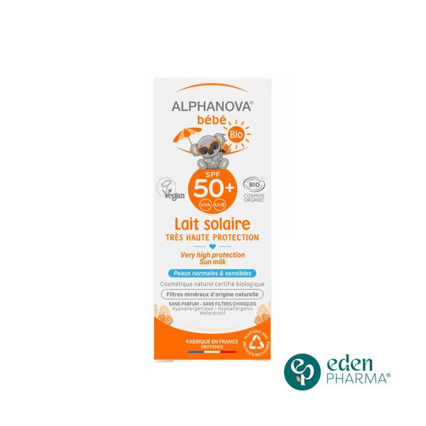 ALPHANOVA LAIT SOLAIRE SPF+ 50GR