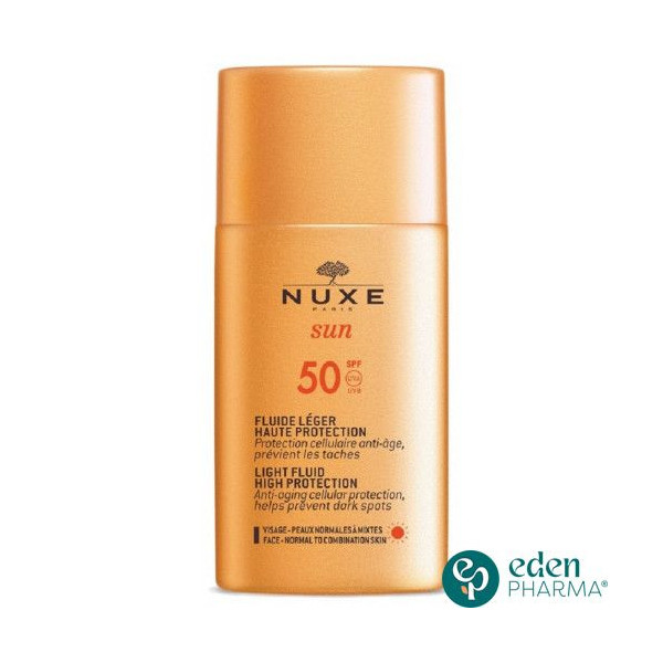 NUXE SUN FLUIDE  LEGERE 50+ 50 ML