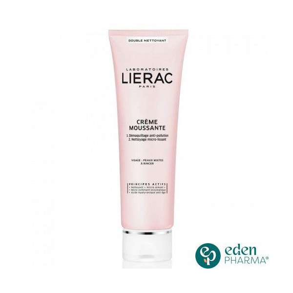 LIERAC CREME MOUSSANTE DOUBLE NETTOYANT 150 ML