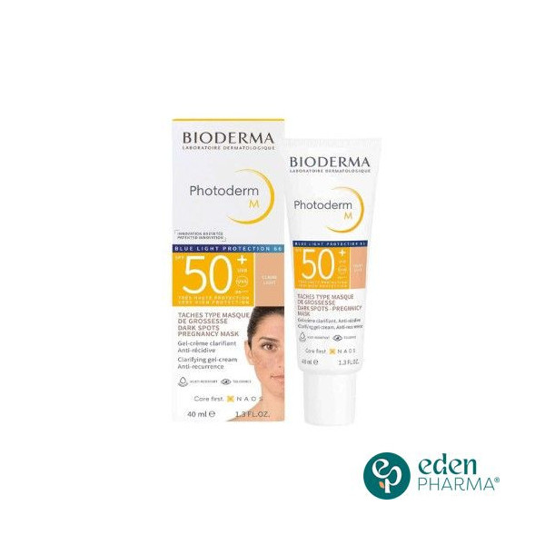 BIODERMA PHOTODERM M GEL-CREME CLARIFIANT AN TI-RECIDIVE TEINTE CLAIRE SPF50+ 40ML