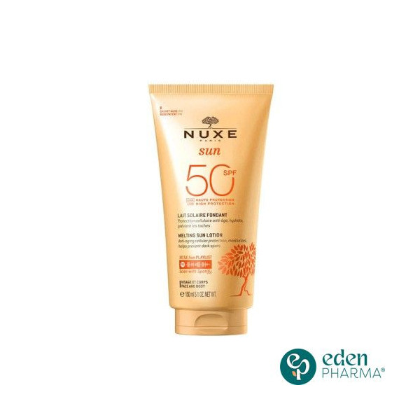 NUXE SUN LAIT SOLAIRE FONDANT HAUTE PROTECTION SPF50+ 150ML