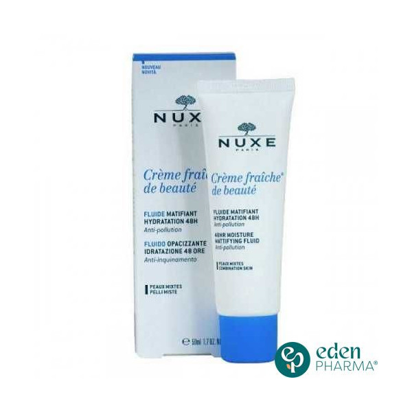 NUXE CREME FRAICHE DE BEAUTE FLUIDE MATIFIANT 50ML