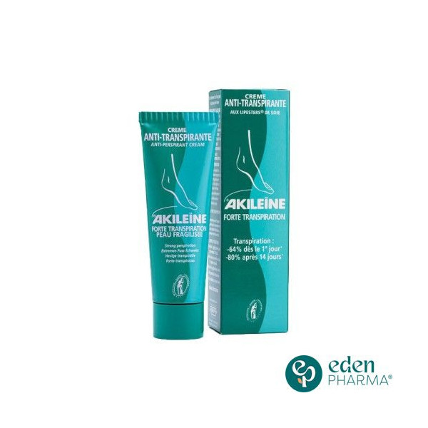 AKILEINE creme anti transpirante peaux fragilisees 50ml