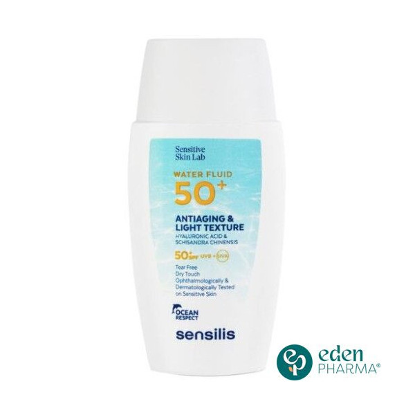 SENSILIS SENSITIVE SKIN WATER FLUID INVISIBLE SPF50+ 40ML