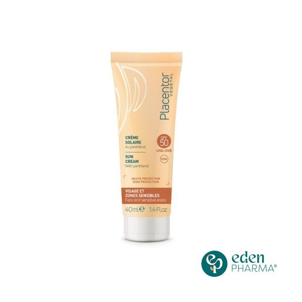 PLACENTOR VEGETAL CREME SOLAIRE INVISIBLE AU PANTHENOL SPF50 40ML