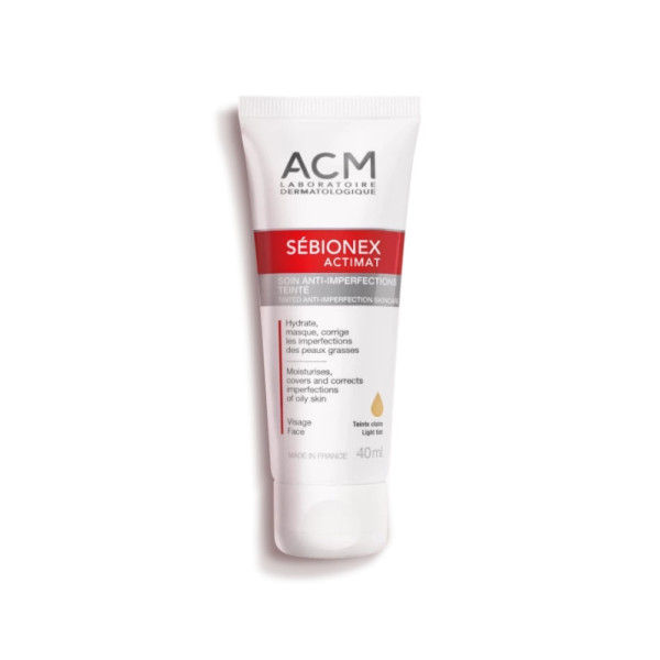 ACM Sébionex Actimat Soin anti imperfection teinté teinte claire  40ml