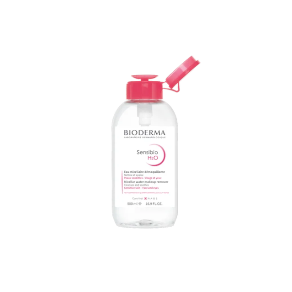 BIODERMA SENSIBIO H2O EAU MICELLAIRE POMPE INVERSEE 500ML