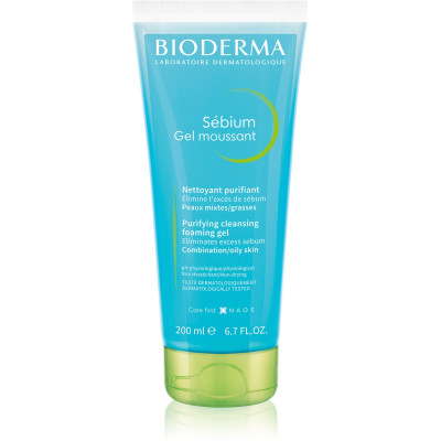 BIODERMA-SEBIUM-GEL-MOUSSANT-PURIFIANT-TUBE-200ML