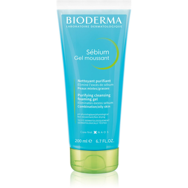 BIODERMA SEBIUM GEL MOUSSANT PURIFIANT TUBE 200ML