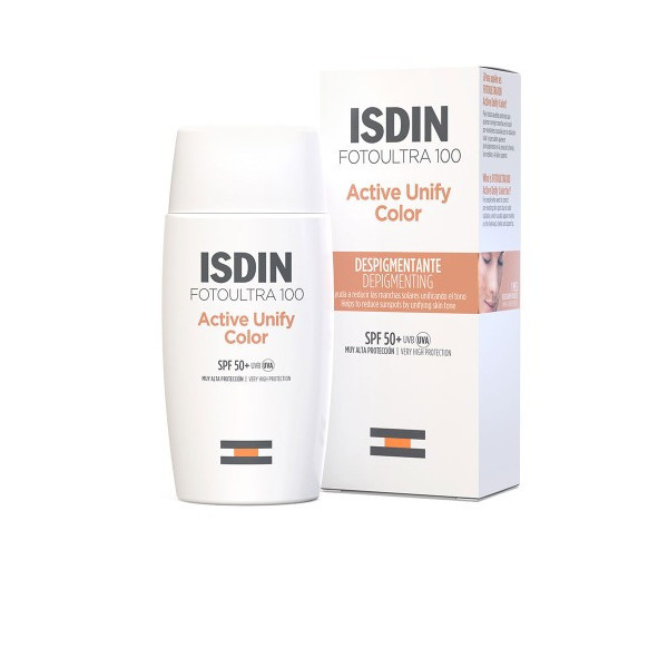 ISDIN PHOTOPROTECTION ECRAN SOLAIRE ACTIVE UNIFY FUSION FLUIDE TEINTEE SPF50+ 50ML