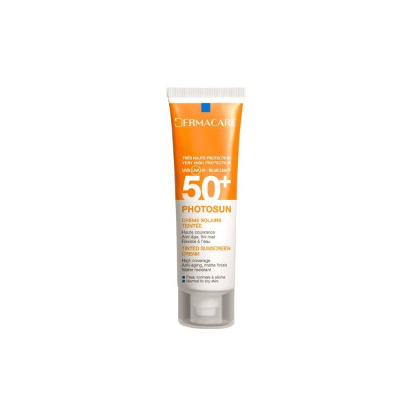 DERMACARE PHOTOSUN CREME PROTECTRICE TEINTEE 1.5 PEAU NORMAL A SECHE SPF50+ 50ML