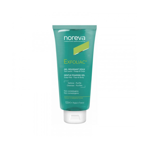 NOREVA EXFOLIAC GEL MOUSSANT DOUX 100 ML