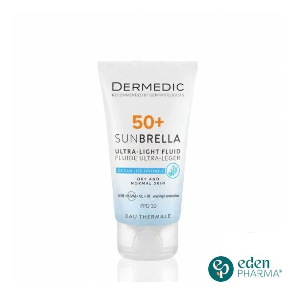 DERMEDIC ECRAN SUNBRELLA ULTRA LIGHT FLUIDE PEAU GRASSE 40 ML