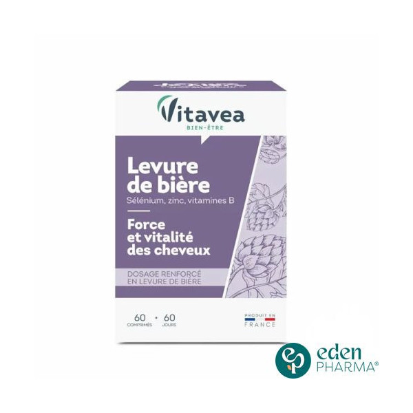 VITAVEA LEVURE DE BIERE+SELENIUM+ZINC,60 COMPRIMES