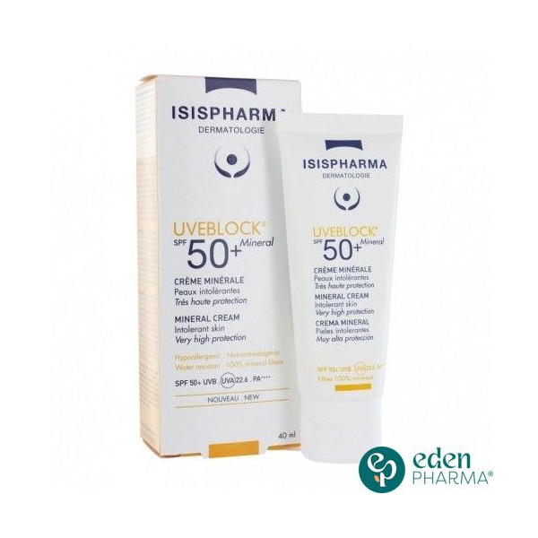 ISISPHARMA UVEBLOCK CREME MINERALE SPF50+ 40ML