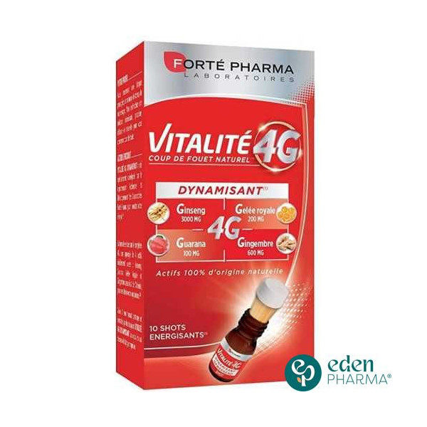 FORTE PHARMA VITALITE 4G DYNAMISANT 10 SHOTS