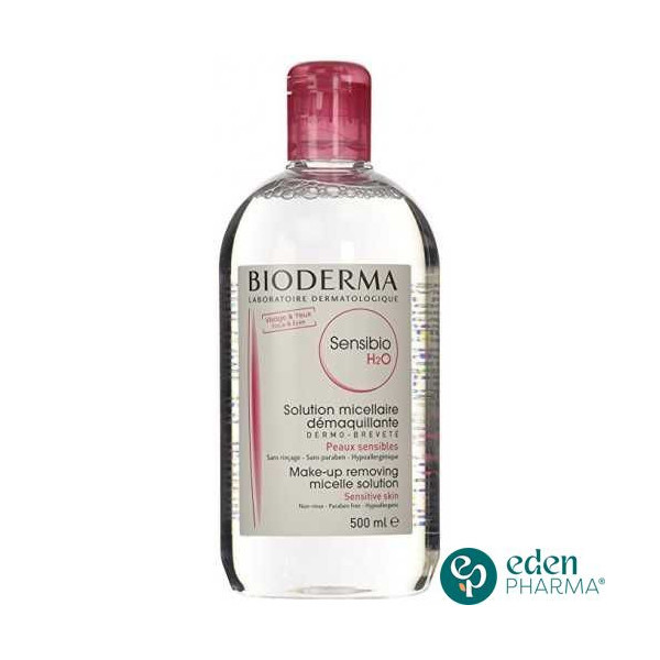 BIODERMA SENSIBIO H2O SOLUTION MICELLAIRE 500ML