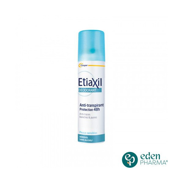 ETIAXIL AEROSOL DEODORANT ANTI TRANSPIRANT 48H ANTI TRACES 150ML