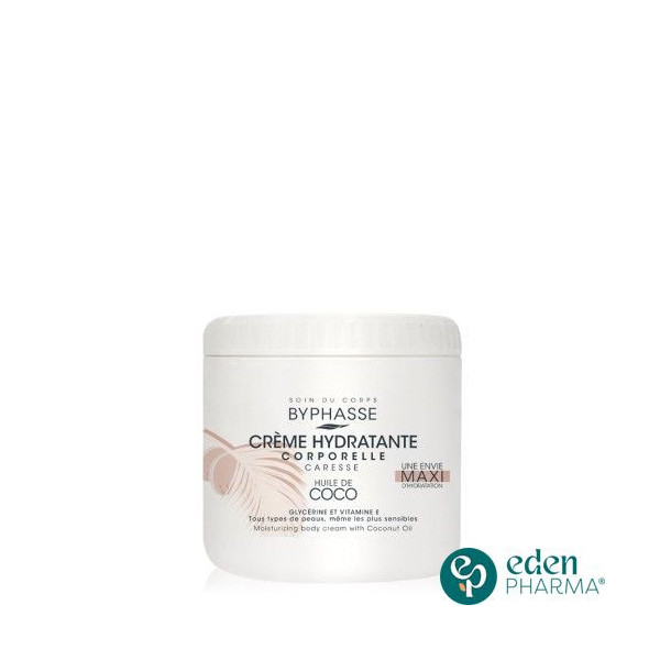 BYPHASSE CREME HYDRA CORPS A L'HUILE DE COCO 500 ML