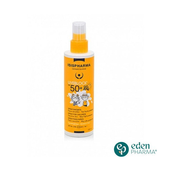 ISISPHARMA UVEBLOCK SPRAY SOLAIRE ENFANTS TRES HAUTE PROTECTION SPF50+ 200ML