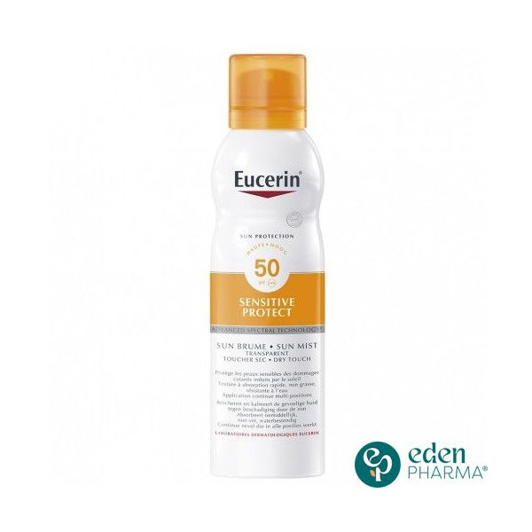 EUCERIN SUN SENSITIVE PROTECT BRUME TRANSPARENTE SPF50 200ML