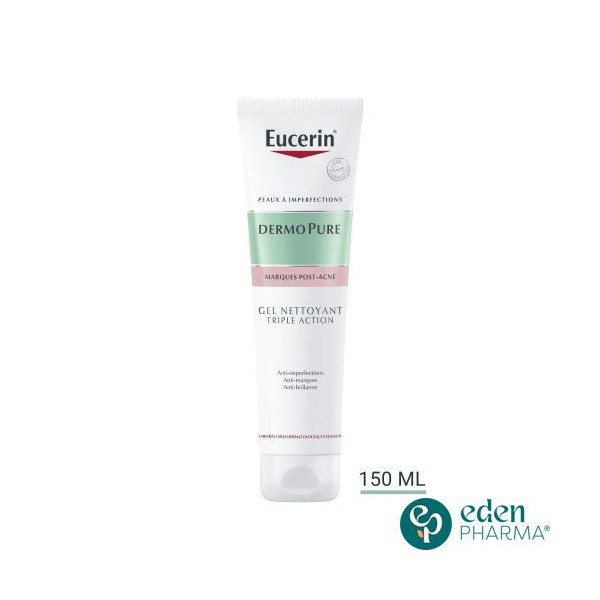 EUCERIN DERMOPURE GEL NETTOYANT TRIPLE ACTION 150ML