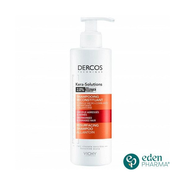 VICHY DERCOS KERA-SOLUTIONS SHAMPOOING RECONSTITUANT 250ML