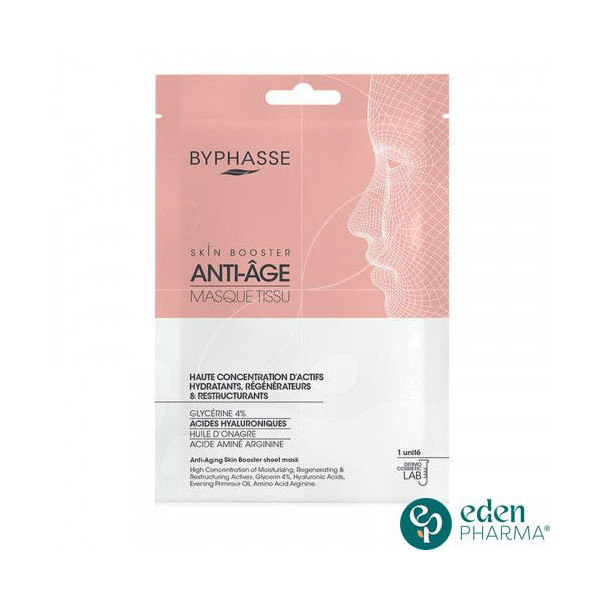 BYPHASSE MASQUE TISSU SKIN BOOSTER ANTI-AGE 18ML