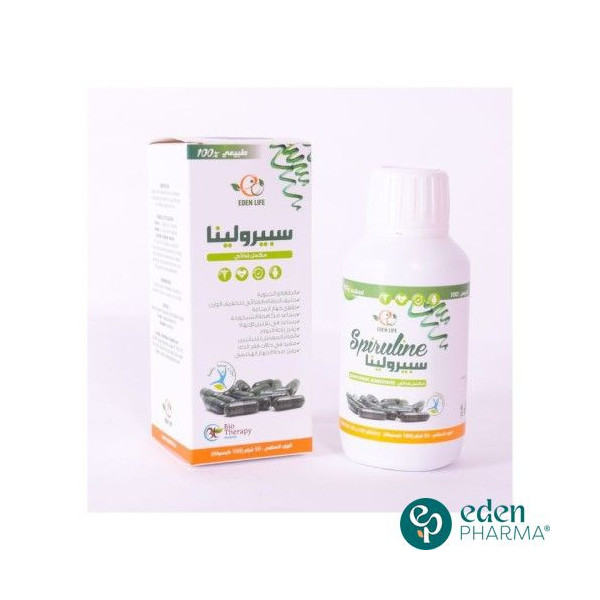 EDEN LIFE SPIRULINE 100 GELULES