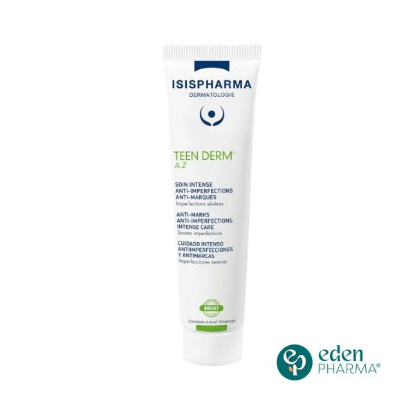 ISISPHARMA TEEN DERM A-Z SOIN INTENSE PEAUX A TENDANCE ACNEIQUE 30ML