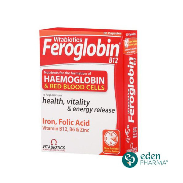 VITABIOTICS FEROGLOBIN,30 CAPSULES