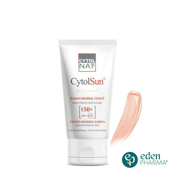 CYTOLNAT CYTOLSUN ECRAN SPF50+ TEINTE BEIGE NATUREL 50ML