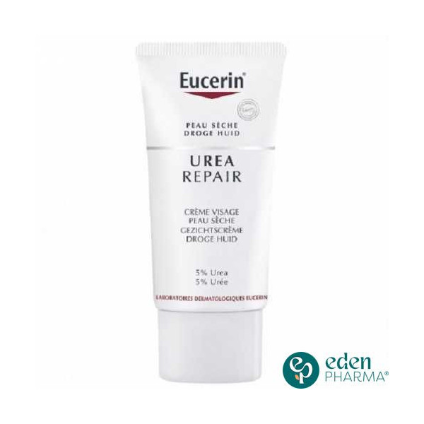 EUCERIN UREA REPAIR CREME VISAGE PEAU SECHE 50 ML