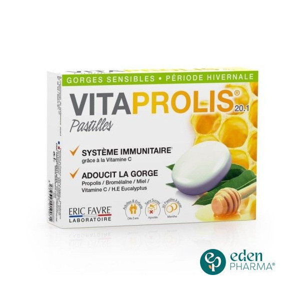 ERIC FAVRE VITAPROLIS PASTILLES GORGE 20 PASTILLES