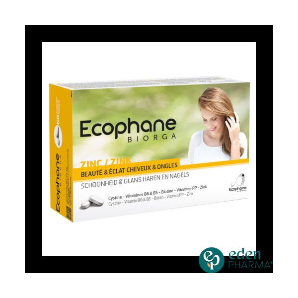 ECOPHANE BIORGA CHEVEUX ET ONGLES 60 COMPRIMES