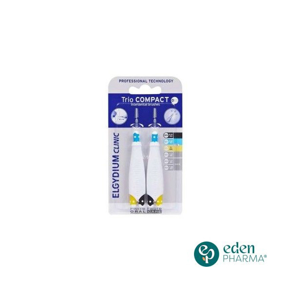 ELGYDIUM CLINIC BROSETTES INTERDENTAIRES TRIO COMPACT