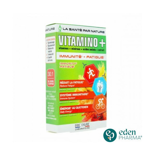 ERIC FAVRE VITAMINO+ IMMUNITE ET FATIGUE 30 COMPRIMES