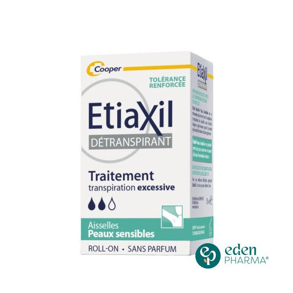 ETIAXIL ROLL-ON DETRANSPIRANT AISSELLES PEAUX SENSIBLES 15ML