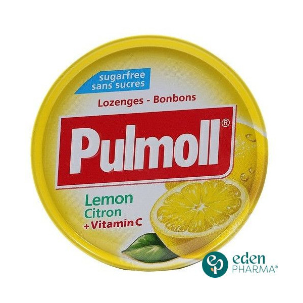 PULMOLL CITRON ET VITAMINE C SANS SUCRES 45G