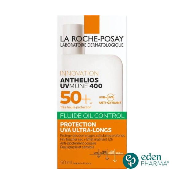 LA ROCHE POSAY ANTHELIOS UVMUNE 400 FLUIDE OIL CONTROL SPF50+ 50ML