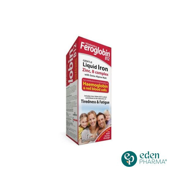 VITABIOTICS FEROGLOBIN B12 GENTLE LIQUID IRON,200ML