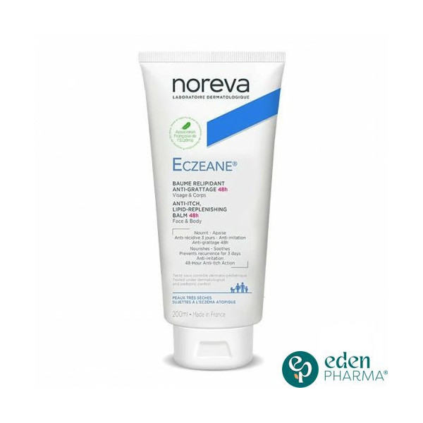 NOREVA ECZEANE BAUME RELIPIDANT ANTI GRATTAGE 48H 200ML