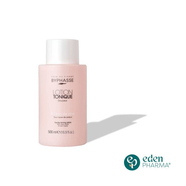 BYPHASSE LOTION TONIQUE A L’EAU DE ROSE 500ML