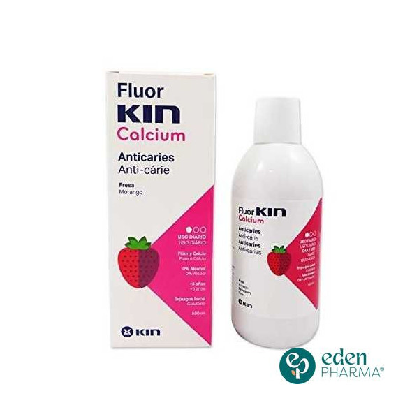 KIN FLUOR CALCIUM BAIN DE BOUCHE 500ML