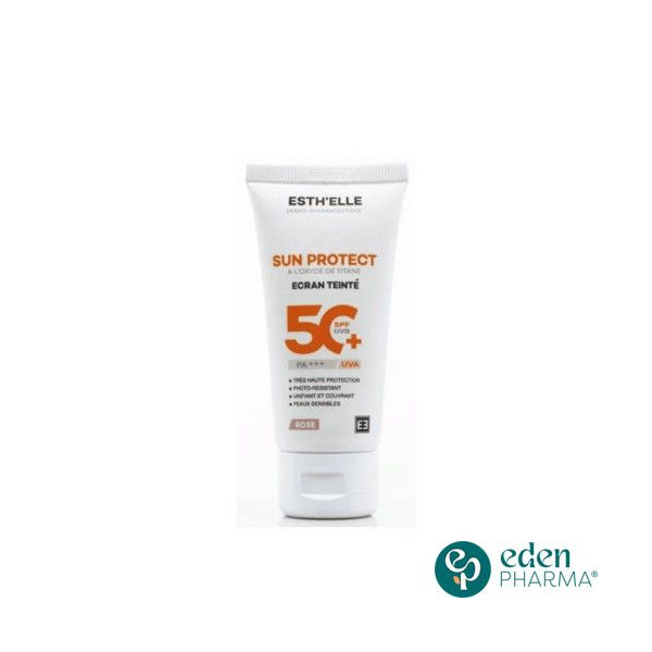 ESTHELLE SUN PROTECT ECRAN TEINTE ROSE SPF50+ 50GR